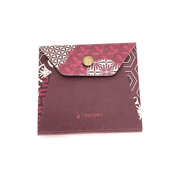 MASKfolio S [Burgundy Kimono] - Papery.Art