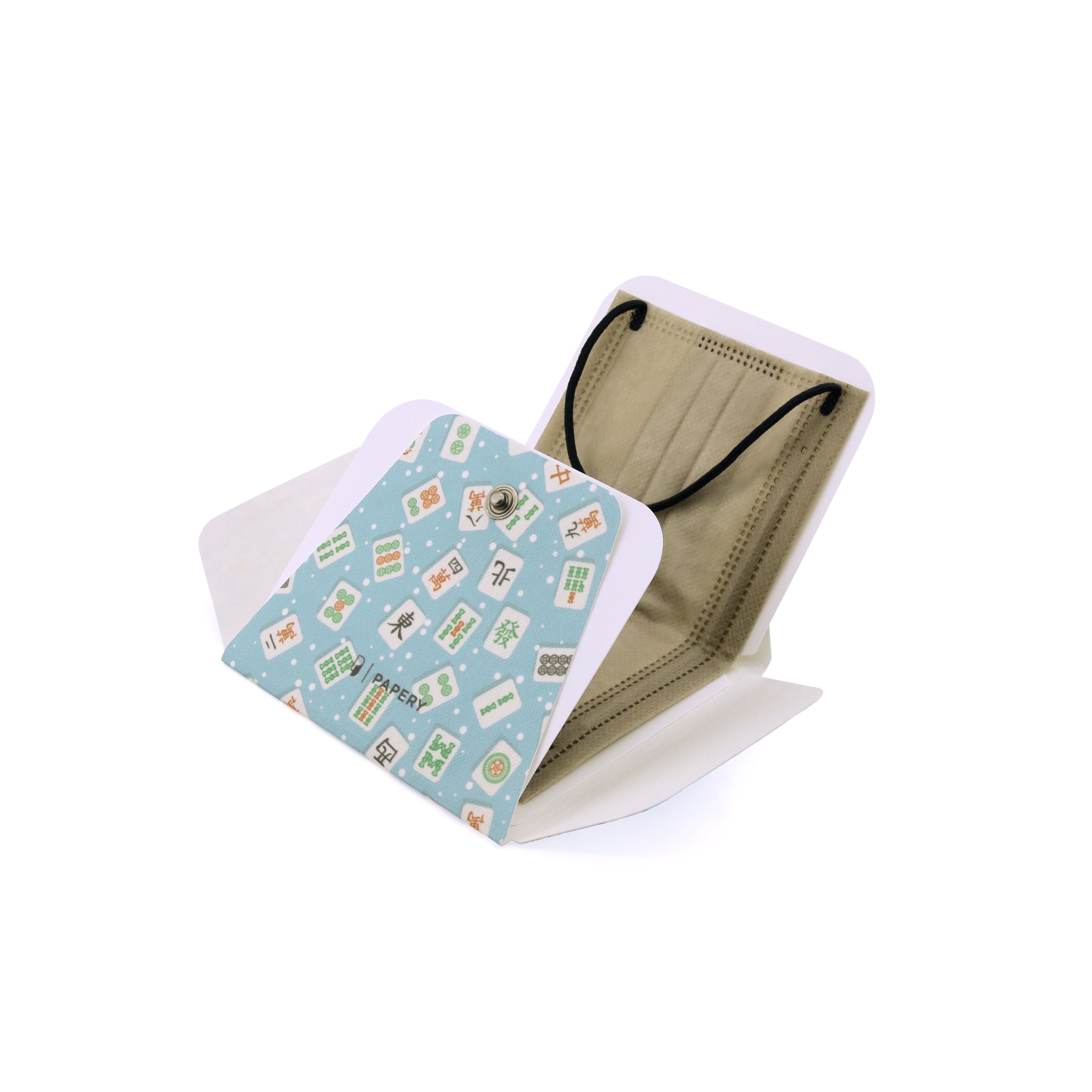 MASKfolio S [HK - Mahjong Blue] - Papery.Art