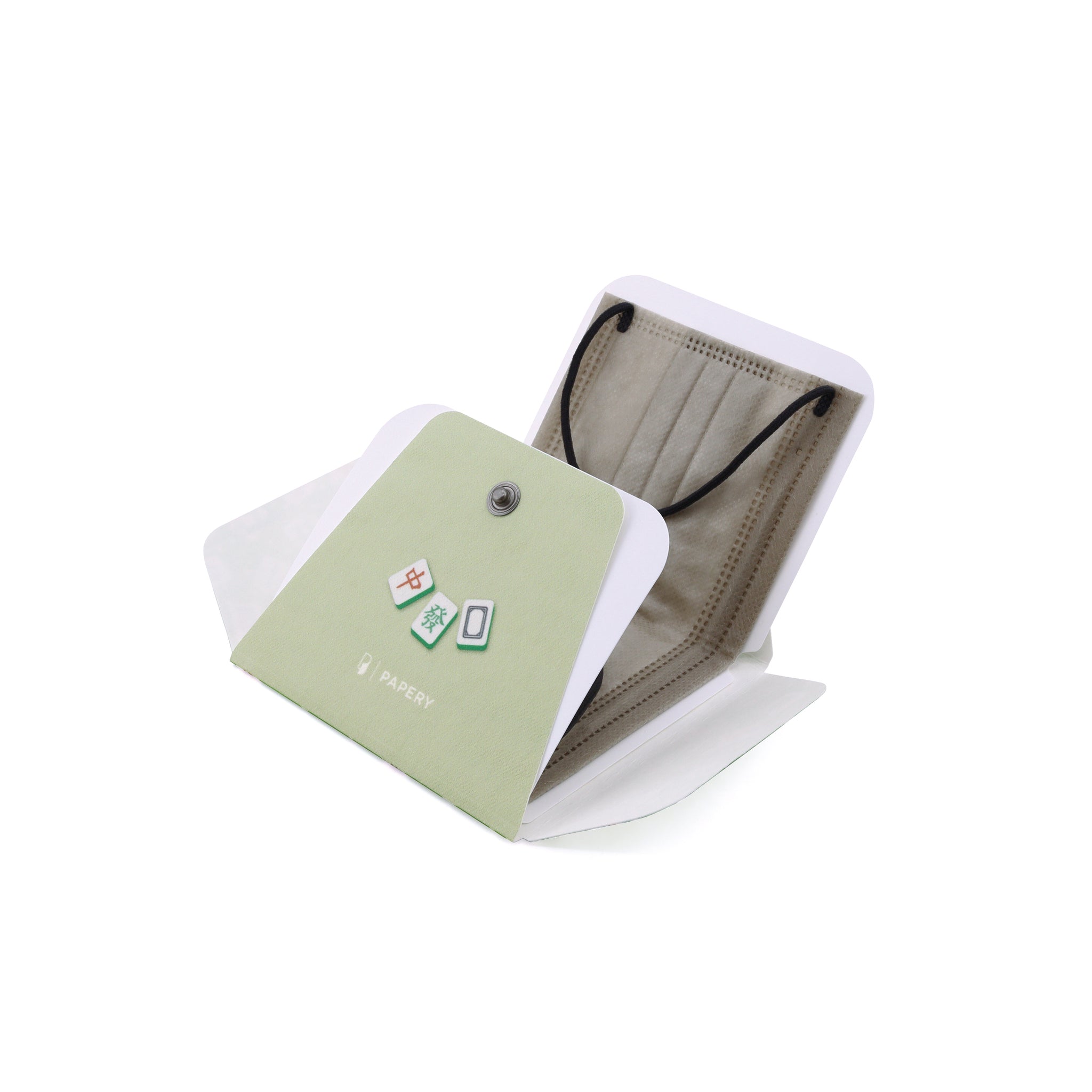 MASKfolio S [HK - Mahjong Green] - Papery.Art