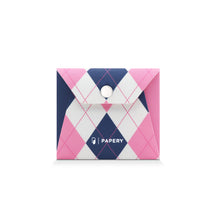 Load image into Gallery viewer, MASKfolio S [Pink Argyle] - Papery.Art
