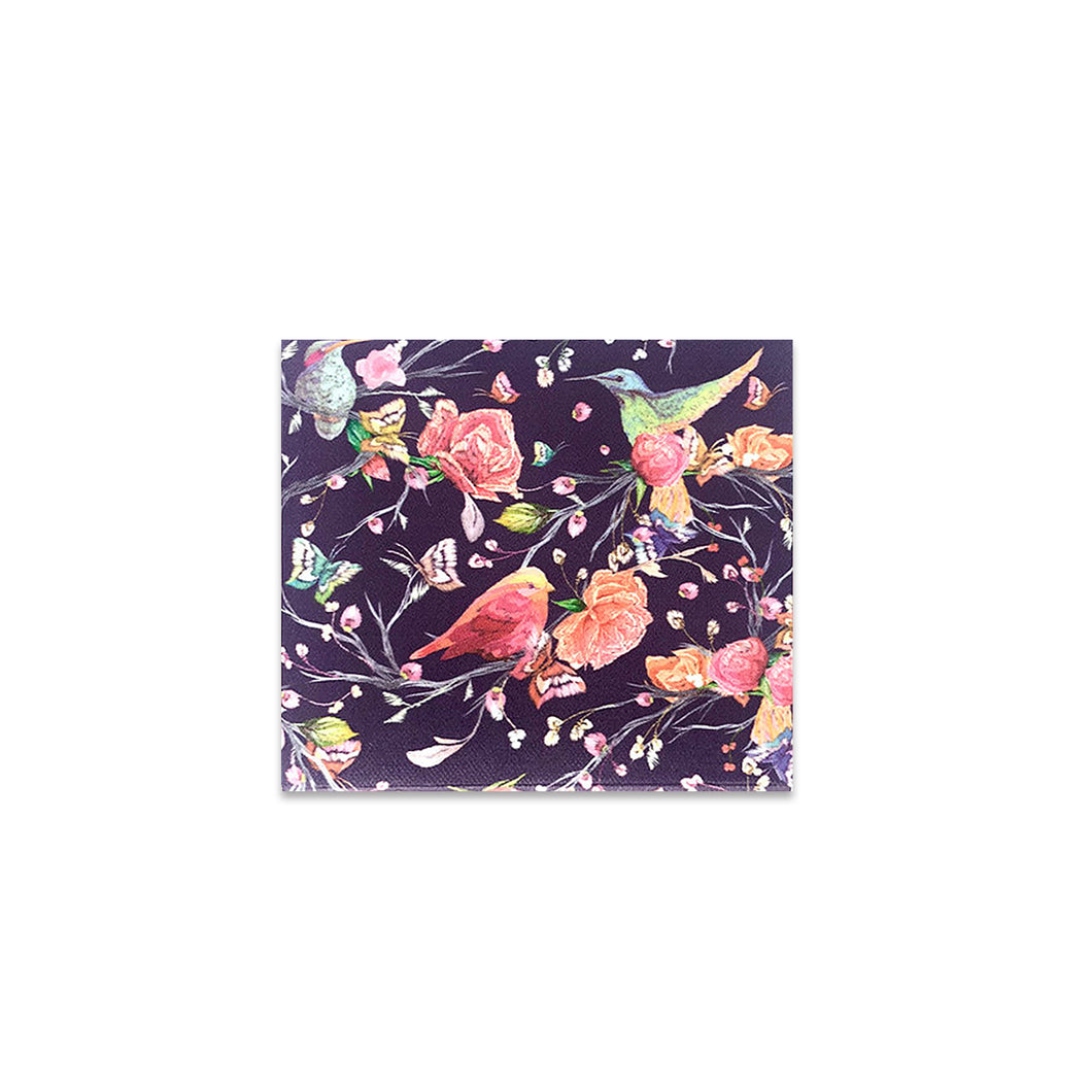 MASKfolio S [Pink Bird Embroidery] - Papery.Art