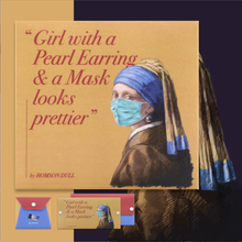 Load image into Gallery viewer, MASKfolio [Masterpiece - Pearl Earring] - Papery.Art
