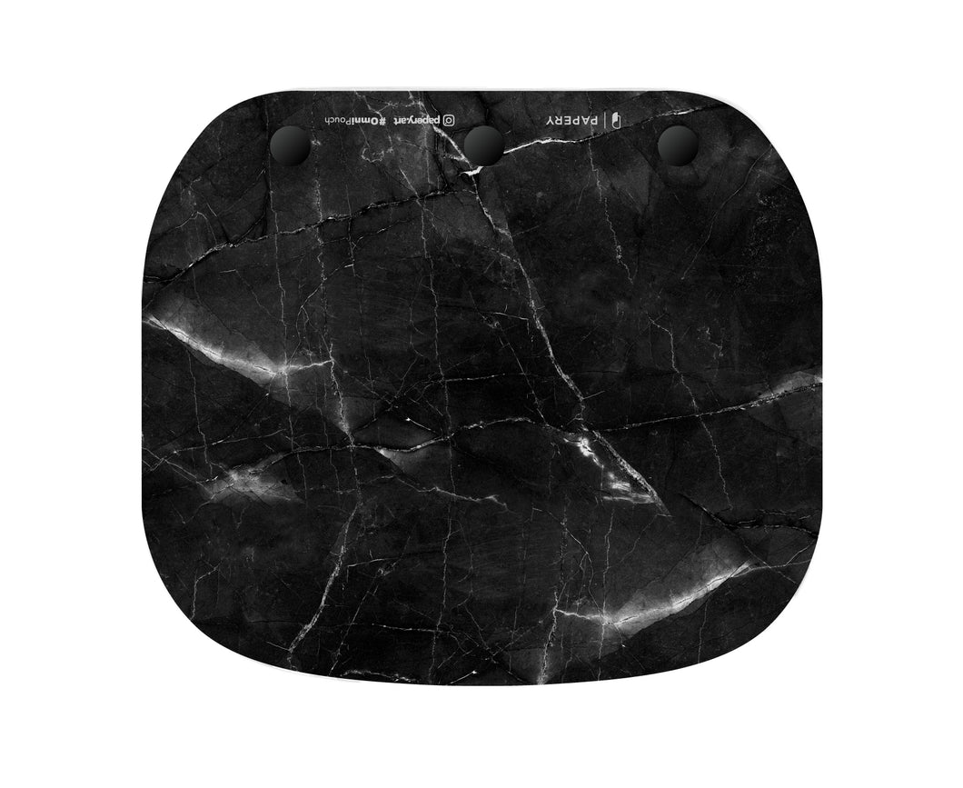 Omni Pouch [Cover - Marble Black] - Papery.Art
