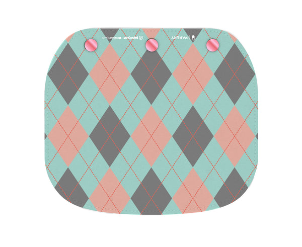 Omni Pouch [Cover - Pink Argyle] - Papery.Art