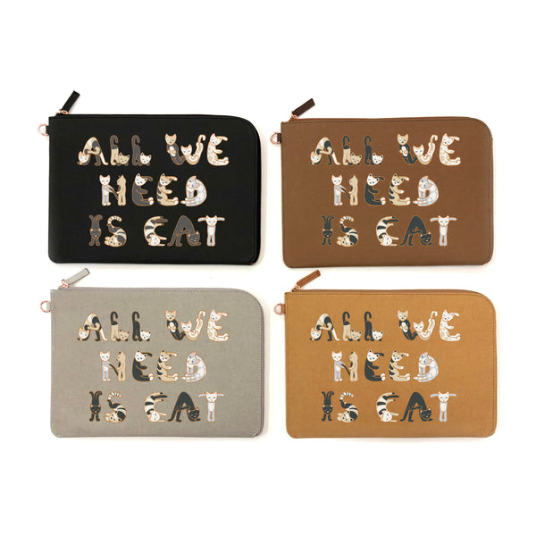 TabletClutch [Cat - All we need is cat] - Papery.Art