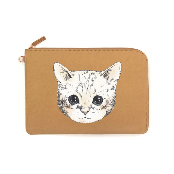 TabletClutch [Cat - Adorable] - Papery.Art