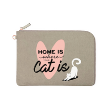 將圖片載入圖庫檢視器 TabletClutch [CAT - Home Is Where Your Cat Is 1] - Papery.Art
