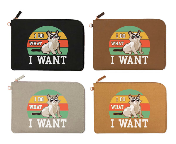 TabletClutch [Cat- I Do What I Want] - Papery.Art