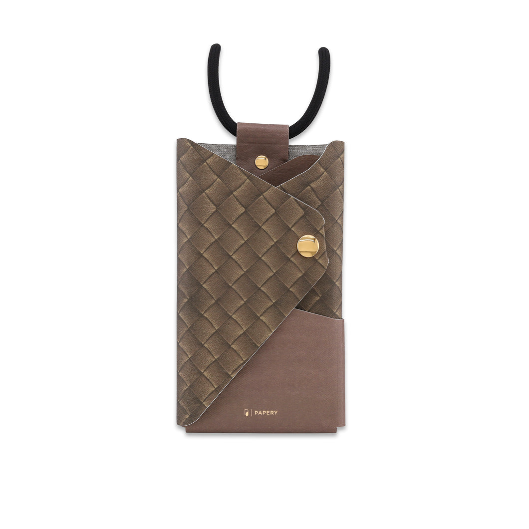 ionSleeve [Brown Woven] - Papery.Art